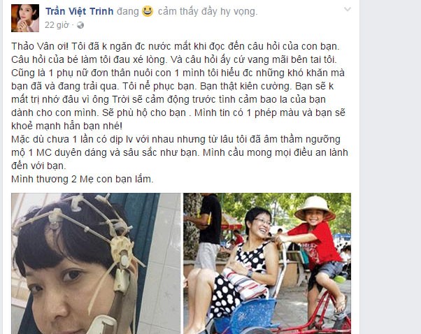 Viet Trinh bat khoc truoc cau hoi cua con trai MC Thao Van-Hinh-2
